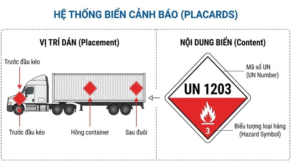 Sơ Mi Rơ Moóc Chở Container Hàng Nguy Hiểm