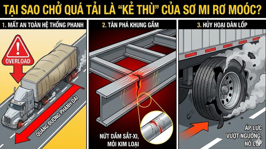 Vì Sao Không Nên Chở Quá Tải? Cách Từ Chối Chuyên Nghiệp Khi Lái Sơ Mi Rơ Moóc