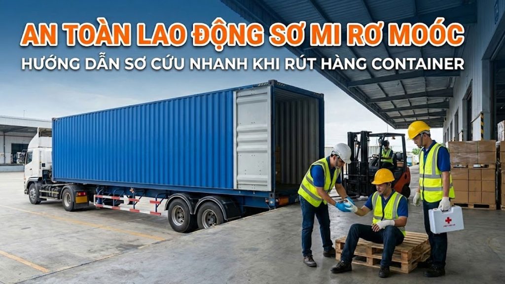 An Toàn Lao Động Sơ Mi Rơ Moóc: Hướng Dẫn Sơ Cứu Nhanh Khi Rút Hàng Container