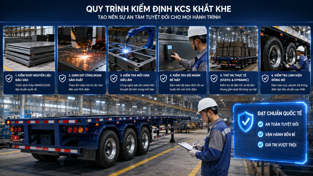 KIỂM ĐỊNH KCS KHẮT KHE: QUY TRÌNH SẢN XUẤT TẠO SỰ AN TÂM TUYỆT ĐỐI