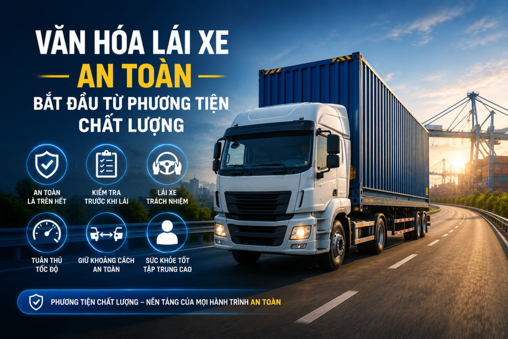 VĂN HÓA LÁI XE AN TOÀN BẮT ĐẦU TỪ PHƯƠNG TIỆN CHẤT LƯỢNG - THƯƠNG HIỆU TÂN THANH