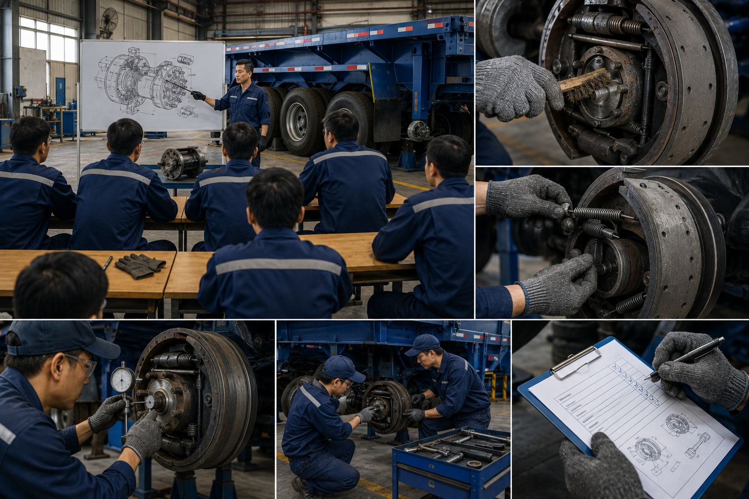Đào tạo nhân viên kỹ thuật về bảo dưỡng phanh