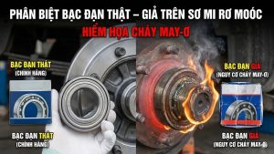 Phân Biệt Bạc Đạn (Vòng Bi) Thật – Giả Trên Sơ Mi Rơ Moóc: Hiểm Họa Cháy May-Ơ