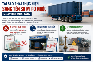 QUY TRÌNH SANG TÊN, ĐỔI CHỦ SƠ MI RƠ MOÓC CŨ TỪ A-Z: THỦ TỤC XE MOÓC CHI TIẾT NĂM 2026