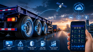 CẢM BIẾN ÁP SUẤT LỐP IOT: ĐẦU TƯ NHỎ, LỢI ÍCH LỚN TRONG KỶ NGUYÊN LOGISTICS 4.0