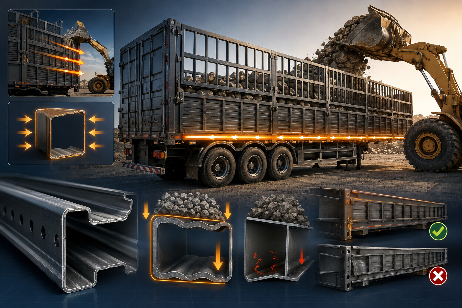 THIẾT KẾ DẦM BIÊN DẬP SÓNG CHỮ C TRÊN MOÓC LỒNG